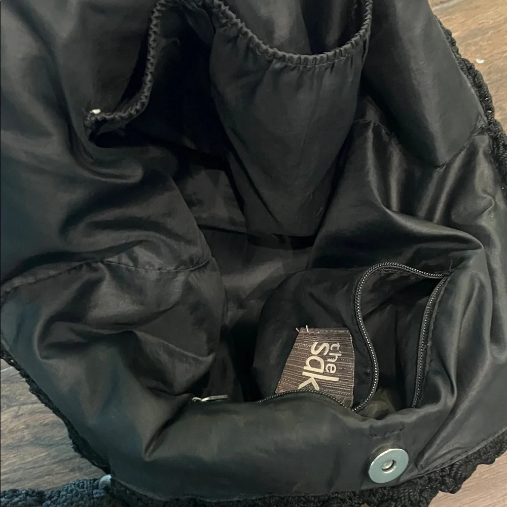 The Sak Black Crochet Shoulder Bag - Picture 4 of 4